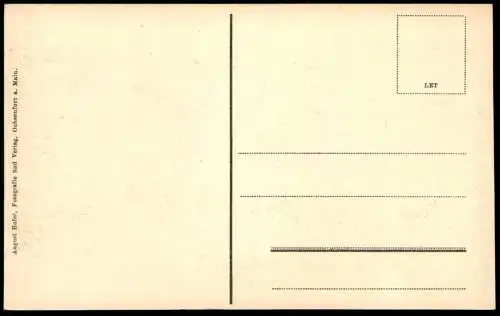 ALTE POSTKARTE OCHSENFURT AM MAIN ALTE GIEBELHÄUSER IN DER HAUPTSTRASSE HISTORISCHES HAUS SCHMIED VON O. FACHWERK BAYERN