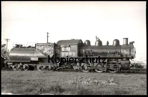 ALTE ORIGINAL POSTKARTE DAMPFLOK 1251 SOUTHERN PACIFIC LINES USA LOKOMOTIVE locomotive à vapeur steam train postcard AK