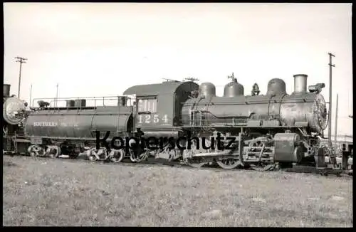 ALTE ORIGINAL POSTKARTE DAMPFLOK 1254 SOUTHERN PACIFIC LINES USA LOKOMOTIVE locomotive à vapeur steam train postcard AK