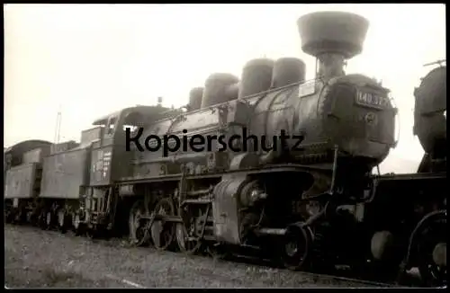 ALTE ORIGINAL POSTKARTE DAMPFLOK CFR 140.327 SAALFELDEN LOKOMOTIVE locomotive à vapeur steam train postcard Romania cpa