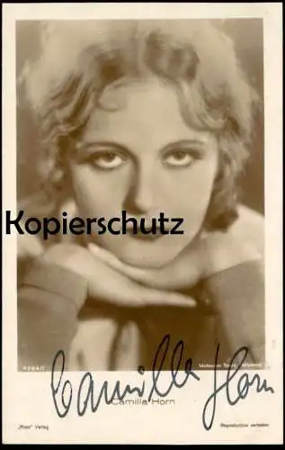 ALTE POSTKARTE CAMILLA HORN FILM-SCHAUSPIELERIN AUTOGRAMM MELBOURNE SPURR HOLLYWOOD ROSS VERLAG autograph postcard AK