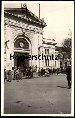 ALTE ORIGINAL FOTO POSTKARTE BAHNHOF BELGRAD stanica station gare Serbien Serbia Serbie Ansichtskarte cpa photo postcard