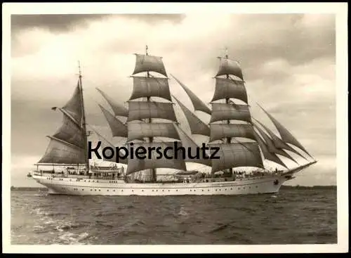 ALTE POSTKARTE SEGELSCHULSCHIFF GORCH FOCK SEGELSCHIFF Marine Schiff sailing ship Ansichtskarte AK postcard cpa