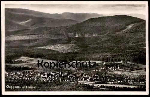 ALTE POSTKARTE GAGGENAU IM MURGTAL PANORAMA TOTALANSICHT GESAMTANSICHT Ansichtskarte AK postcard cpa