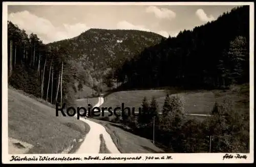 ALTE POSTKARTE KURHAUS WIEDENFELSEN NÖRDLICHER SCHWARZWALD FOTO KINO ROTH BÜHLERTAL BÜHL Ansichtskarte AK cpa postcard