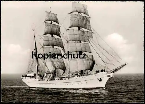 ALTE POSTKARTE KIEL SEGELSCHULSCHIFF GORCH FOCK Schulschiff Schiff Segelschiff sailing ship Ansichtskarte cpa postcard