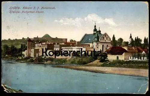 ALTE POSTKARTE KRAKOW KLASZTOR P. P. NORBERTANEK KRAKAU NORBERTINER KLOSTER Polska Poland Ansichtskarte AK postcard cpa