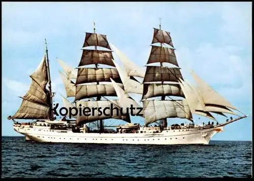 ÄLTERE POSTKARTE SEGELSCHULSCHIFF GORCH FOCK 1700 TONNEN SEGELSCHIFF Schiff sailing ship Ansichtskarte AK cpa postcard