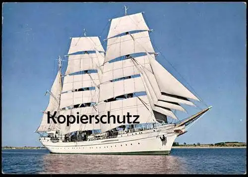 ÄLTERE POSTKARTE SEGELSCHULSCHIFF GORCH FOCK SEGELSCHIFF Schiff sailing ship Ansichtskarte AK cpa postcard