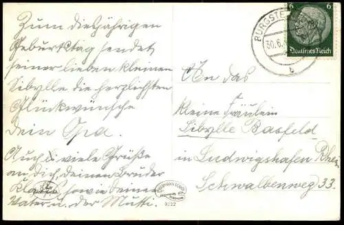 ALTE POSTKARTE BURGSTEINFURT FÜRSTLICHE MÜHLE MÜHLENRAD WASSERRAD Wassermühle moulin mill Ansichtskarte AK cpa postcard