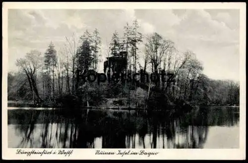 ALTE POSTKARTE BURGSTEINFURT RUINEN INSEL IM BAGNO BAGNOGASTSTÄTTE GATHMANN RUINE TURMRUINE Steinfurt AK cpa postcard