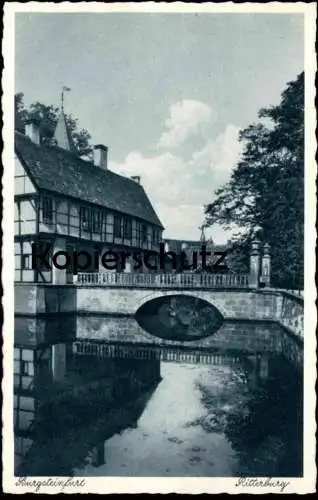 ALTE POSTKARTE BURGSTEINFURT RITTERBURG GRÄFTE SCHLOSS FÜRST ZU BENTHEIM UND STEINFURT Ansichtskarte AK cpa postcard