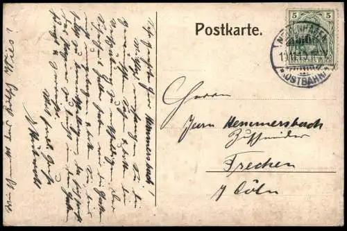 ALTE POSTKARTE BERLIN SCHLOSS NEUENHAGEN OSTBAHN BEKLEIDUNGS-AKADEMIE PETERS BAD FREIENWALDE KAPELLE HORN postcard cpa