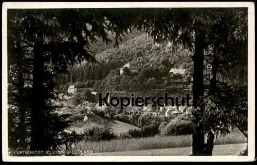 ALTE POSTKARTE LUFTKURORT BILSTEIN SAUERLAND 1935 PANORAMA GESAMTANSICHT LENNESTADT Ansichtskarte AK cpa postcard