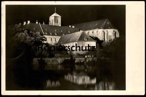 ALTE POSTKARTE BRESLAU SANDKIRCHE BEI NACHT 1941 Kirche Schlesien church Wroclaw postcard AK cpa Ansichtskarte