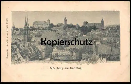 ZWEI ALTE POSTKARTEN NÜRNBERG AM WOCHENTAG & NÜRNBERG AM SONNTAG RAUCH INDUSTRIE UMWELT EMISSION Postkarte postcard cpa