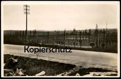 ALTE POSTKARTE HAUTECOURT MEUSE 2805 GRÄBER 2 GEBEINHALLEN CIMETIÈRE MILITAIRE ALLEMAND Friedhof cemetery cpa postcard