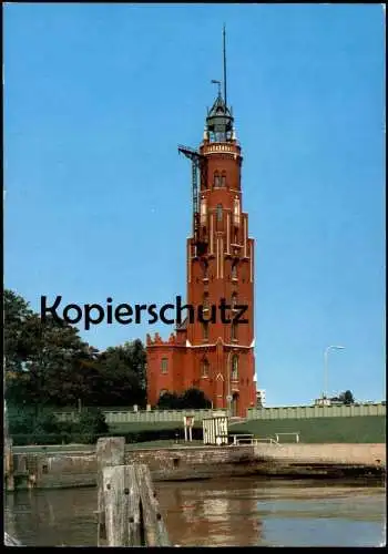 ÄLTERE POSTKARTE BREMERHAVEN HAFEN ALTER LEUCHTTURM lighthouse phare Ansichtskarte AK postcard cpa