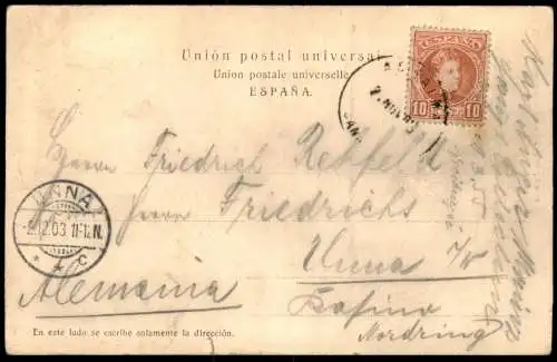 ALTE POSTKARTE LAS PALMAS GRAN CANARIA CASAS CONSISTORIALES Y PANORAMA Islas Canarias AK cpa postcard Ansichtskarte