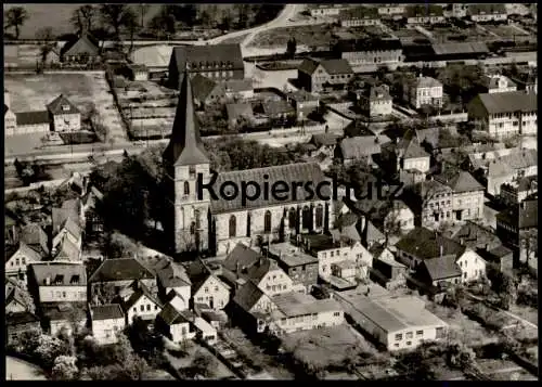 ÄLTERE POSTKARTE LENGERICH IN WESTFALEN LUFTFOTO KIRCHE LUFTBILD PANORAMA Total AK postcard Ansichtskarte cpa