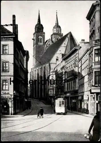 ÄLTERE POSTKARTE MAGDEBURG DER JOHANNISBERG STRASSENBAHN TABAK HESSE Ansichtskarte AK cpa postcard