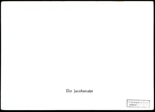 ÄLTERE POSTKARTE MAGDEBURG DIE JACOBSTRASSE GESCHÄFT GRONAU ERICH GERECKE ZAHN-PRAXIS W. HÖPP Ansichtskarte AK postcard