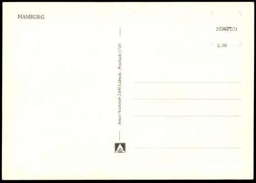 ÄLTERE POSTKARTE HAMBURG DEUTSCHLANDS GRÖSSTER HAFEN harbour port puerto Fähre Dampfer Schiff ship Ansichtskarte