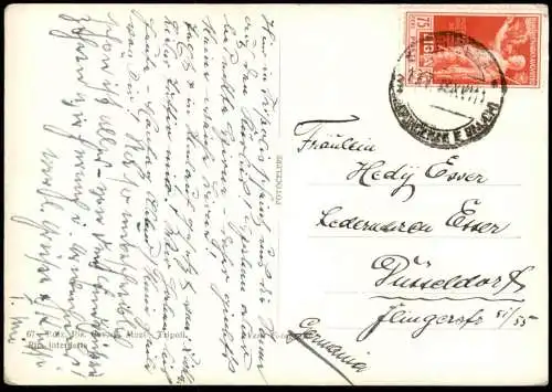 ÄLTERE POSTKARTE TRIPOLI INGRESSO CITTA VECCHIA LIBYA LIBIA LIBYEN Tripolis Libiya postcard cpa Ansichtskarte AK