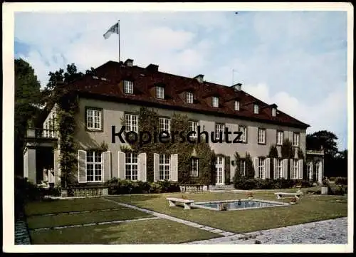 ALTE POSTKARTE FRIEDRICHSRUH WIEDERAUFBAU NACH DER ZERSTÖRUNG 1945 Schloss Aumühle AK postcard Ansichtskarte cpa