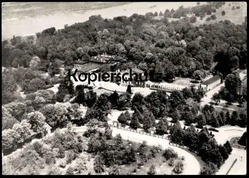 ÄLTERE POSTKARTE MAGDEBURG DER HERRENKRUG LUFTBILD PANORAMA Ansichtskarte AK cpa postcard