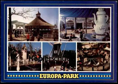 ÄLTERE POSTKARTE EUROPA-PARK RUST Fun Park Parc Attraction Theme Parc d'attractions Funpark Teekanne Ansichtskarte AK