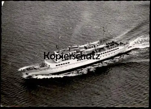 ÄLTERE POSTKARTE HAMBURG FAHRGASTSCHIFF MS WAPPEN VON HAMBURG OTTO BEHNKE Schiff ship bateau Ansichtskarte cpa postcard