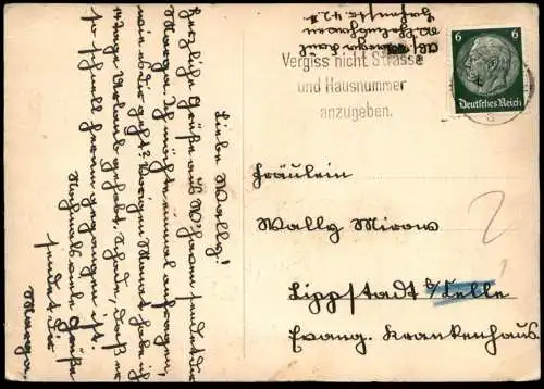 ALTE POSTKARTE WILHELMSHAVEN 1939 ABENDSTIMMUNG IM HAFEN BOOTE WOLKEN SONNENUNTERGANG Ansichtskarte AK postcard cpa