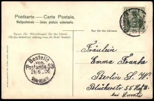 ALTE POSTKARTE BAD SALZUFLEN WOLDEMARBAD 1906 BAD Ansichtskarte cpa AK postcard