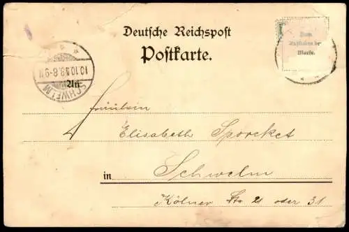 ALTE LITHO POSTKARTE GRUSS AUS BREMERHAVEN DAMPFER PANORAMA HAFEN harbour Schiff Schiffe ship Ansichtskarte postcard cpa