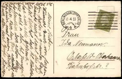 ALTE POSTKARTE FROHES OSTERFEST KUTSCHER MIT PEITSCHE KÜKEN ZIEHEN KUTSCHE MIT OSTEREI chick easter paques postcard cpa