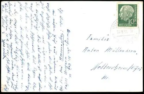 ALTE POSTKARTE AMERANG CAFE PENSION OTTO WIEFARN LANDKREIS ROSENHEIM CHIEMGAU Ansichtskarte AK cpa postcard
