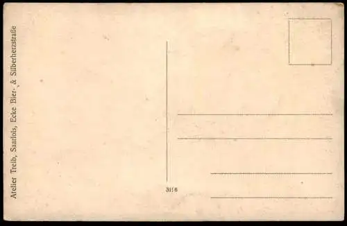 ALTE POSTKARTE SOLDATEN WEIHNACHTEN 1916 VERMUTLICH SAARLOUIS SAARLOIS SAARGEBIET SAAR soldats soldiers cpa postcard