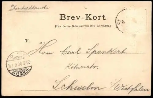 ALTE POSTKARTE FROGNERSAETEREN OSLO 1896 Frogneseteren Frognesaetra Norway Norge cpa postcard AK Ansichtskarte