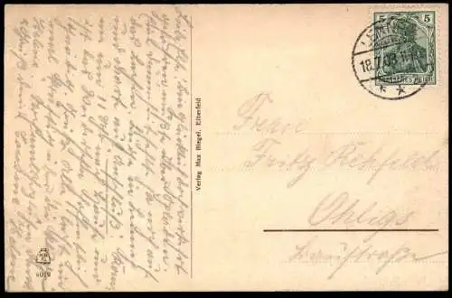 ALTE POSTKARTE PARTIE AN DER RONSDORFER TALSPERRE 1908 RONSDORF WUPPERTAL Ansichtskarte AK cpa postcard