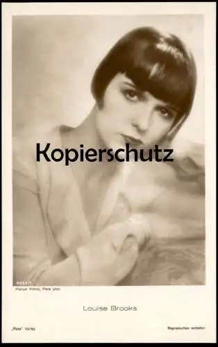 ALTE POSTKARTE LOUISE BROOKS FILM-SCHAUSPIELERIN ROSS VERLAG MANUEL FRÈRES PARIS Ansichtskarte AK postcard cpa