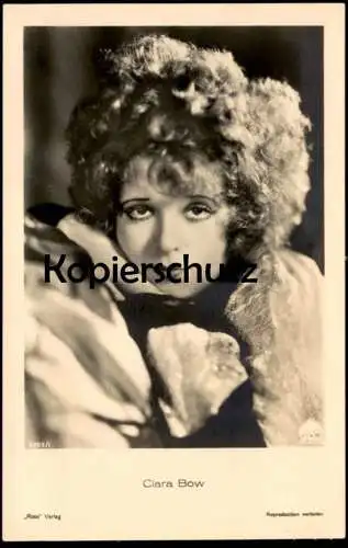 ALTE POSTKARTE CLARA BOW FILM-SCHAUSPIELERIN ROSS VERLAG PARAMOUNT Ansichtskarte AK postcard cpa