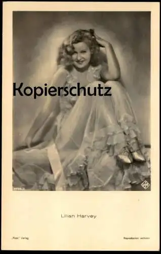 ALTE POSTKARTE LILIAN HARVEY FILM-SCHAUSPIELERIN UFA ROSS VERLAG Ansichtskarte AK postcard cpa