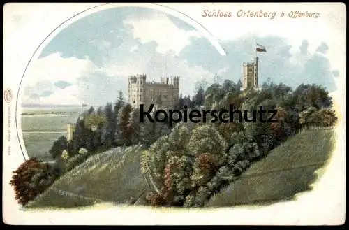ALTE POSTKARTE SCHLOSS ORTENBERG BEI OFFENBURG GENGENBACH castle chateau cpa postcard Ansichtskarte AK