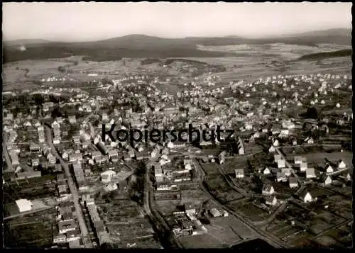 ÄLTERE POSTKARTE LAUTERBACH HESSEN FLIEGERAUFNAHME LUFTBILD PANORAMA Ansichtskarte AK cpa postcard