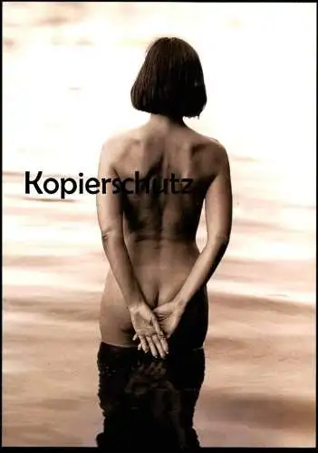 POSTKARTE WERNER GRITZBACH AKT NACKTE STEHENDE FRAU EROTIK POPO eroticism femme nus nude woman bottom nudity postcard AK
