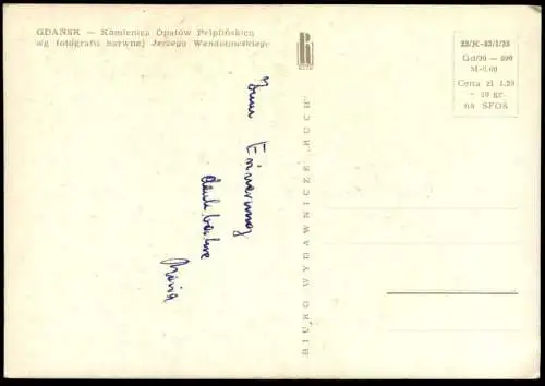 ÄLTERE POSTKARTE GDANSK KAMIENICA OPATOW PELPLINSKICH child Kind Danzig Polska Poland postcard Ansichtskarte cpa AK