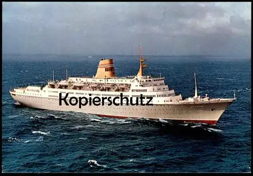 ÄLTERE POSTKARTE MS VISTAFJORD NORWEGIAN AMERICA NAL CRUISE SHIP ferry Schiff Motorschiff ship Ansichtskarte postcard