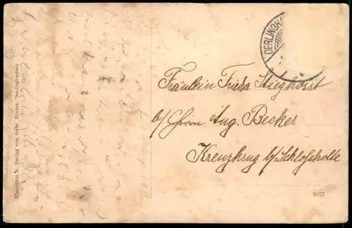ALTE POSTKARTE SOMMERFRISCHE UND LUFTKURORT OERLINGHAUSEN PANORAMA Stenographie ? Steno ? Ansichtskarte AK cpa postcard