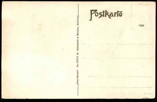 ALTE POSTKARTE OSTERHOLZ-SCHARMBECK PARTIE AN DER KIRCHE PANORAMA Spiegelung im Wasser Ansichtskarte AK cpa postcard
